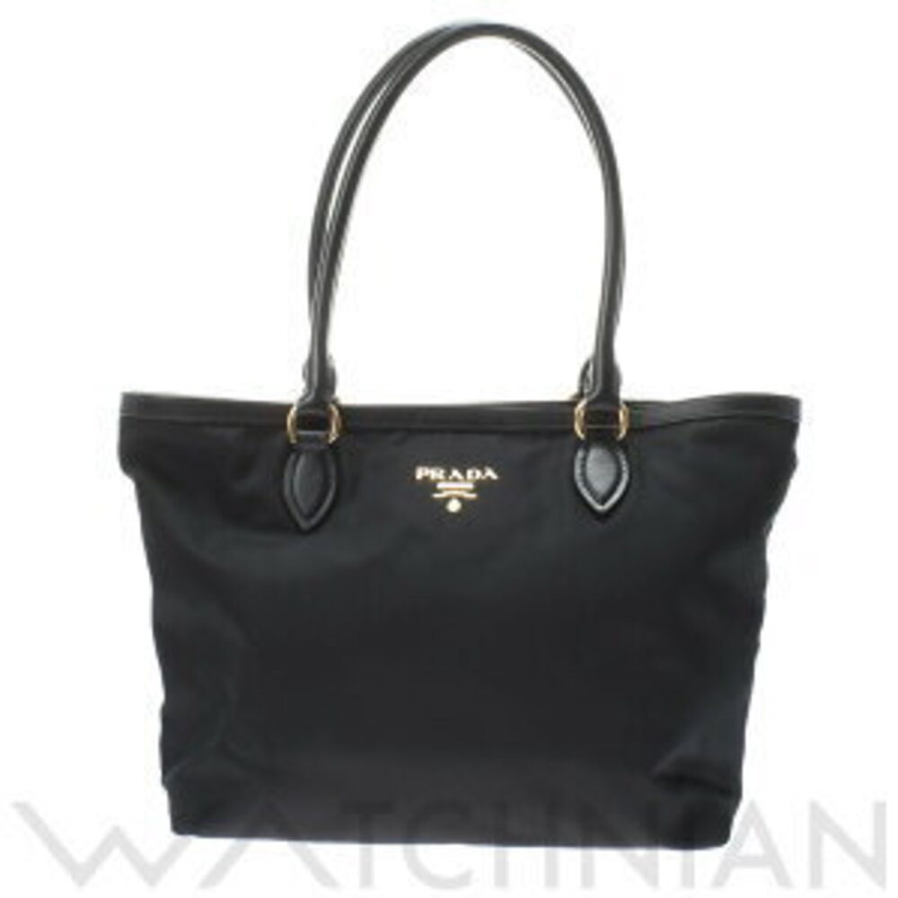 Prada Tote Bag Black Soft Calfskin Handbag